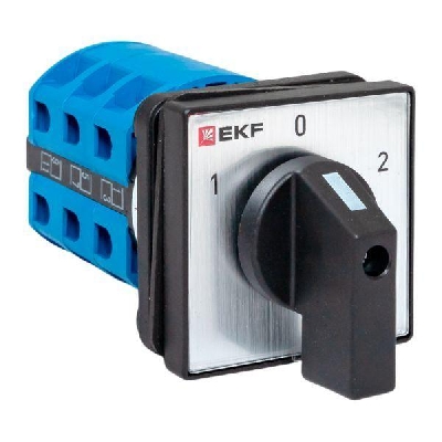 Переключатель кулачковый ПК-1-23 3п 25А "1-0-2" IP65 EKF pk-1-23-25-65