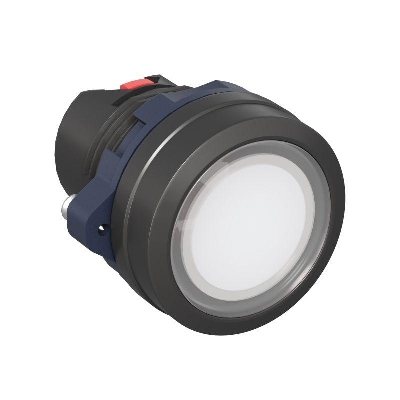 Головка кнопки плоская прозрачная с фиксацией бел. DKC M22P-FLLWP