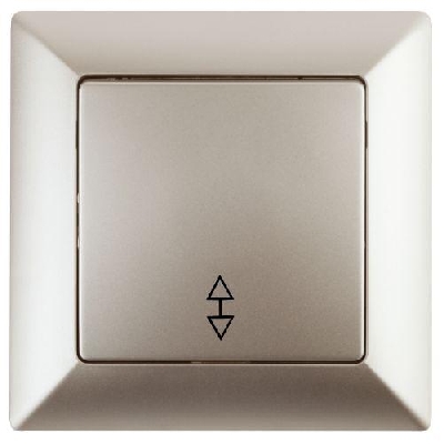 Переключатель 1-кл. СП Solo 4-103-04 10А 250В IP20 шампань Intro Б0053580