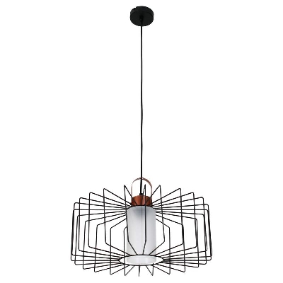 Светильник "Манго" 211 (плафон 9001) НСБ 01-60-171 Е27 [ИМ] подвесной черн.муар медь Элетех 1005405087