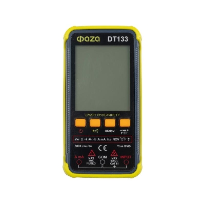 Мультиметр смарт цифровой DT133 встроен. фонарь ФАZА 5061774