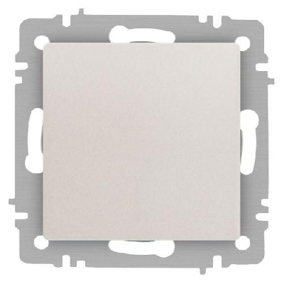 Переключатель 1-кл. СП Accent 6-103-06 10А IP20 250В AL/CU перламутр. Intro Б0063432