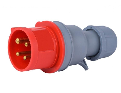 Вилка переносная 3Р+РЕ 32А 380В IP44 ВП-103 DEKraft 26103DEK