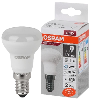 Лампа светодиодная LED Value LV R39 40 5SW/865 5Вт рефлектор матовая E14 230В 10х1 RU OSRAM 4058075582606