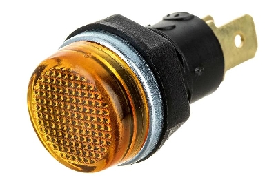Арматура сигнальная 14мм с лампой 12В желт. EMAS S140NS1