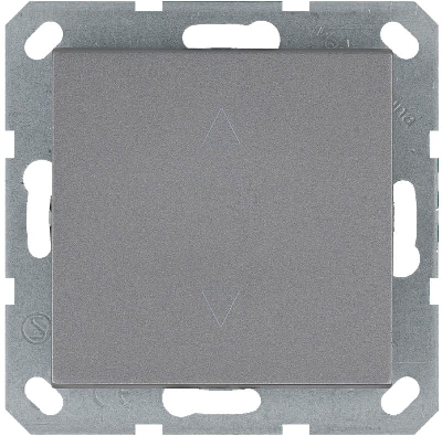 Выключатель для жалюзи 1-кл. 10А IP20 механизм алюм. Jasmart G3018S