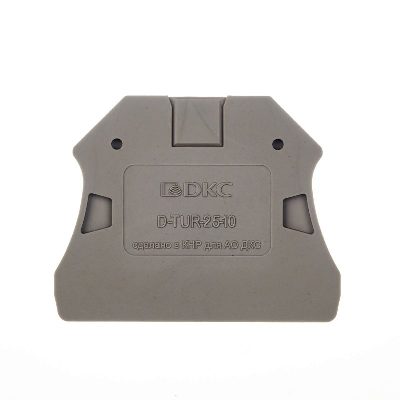 Изолятор торцевой для клемм TUR-2.5-10 сер. DKC D-TUR-2.5-10R