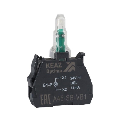 Блок световой OptiSignal D22 A45-SB-VB4 красн. 24 В AC/DC с защитой от наводок ZBVB4 КЭАЗ 362246