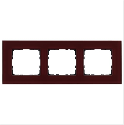 Рамка 3-м G-Glass стекло гранат. JasmartG1003GH