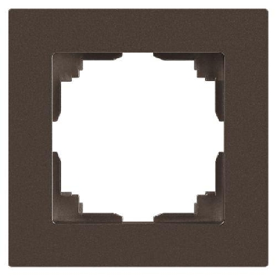 Рамка 1-м СП Accent 6-501-08 бронза Intro Б0063765