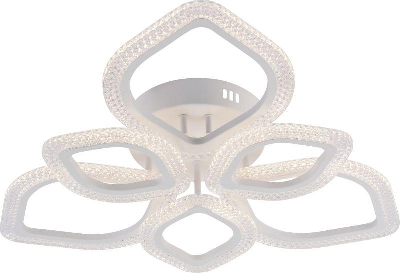 Светильник светодиодный Megan 6110-107 106Вт 2800К-6200К модерн с пультом потолочный Rivoli Б0060842