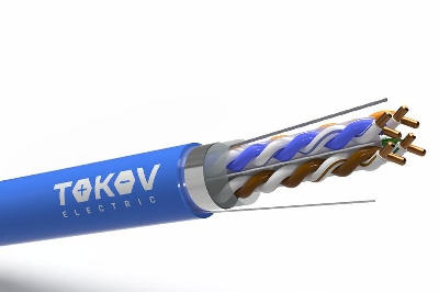 Кабель витая пара F/UTP 4х2х23AWG(0.57мм) кат.6 LSZH TOKOV PRO Fluke tested TOKOV ELECTRIC