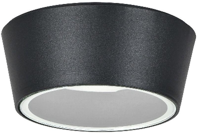 Светильник 5104 GX53 IP65 уличный потолочный черн. IEK LT-UPU0-5104-GX53-1-K02