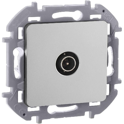 Розетка телевизионная оконечная TV Inspiria 10дБ 5-862мГц механизм алюм. IEK 673872