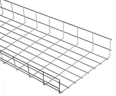 Лоток проволочный 400х85 L3000 сталь 4мм оцинк. IEK CLWG10-085-400-3