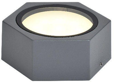 Светильник 5204 GX53 IP65 уличный потолочный сер. IEK LT-UPU0-5204-GX53-1-K03