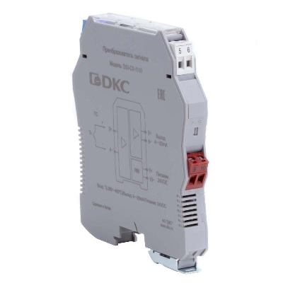 Преобразователь сигнала DSI 1 вход TC тип T 1 выход 4…20мА DKC DSI-C3-1110