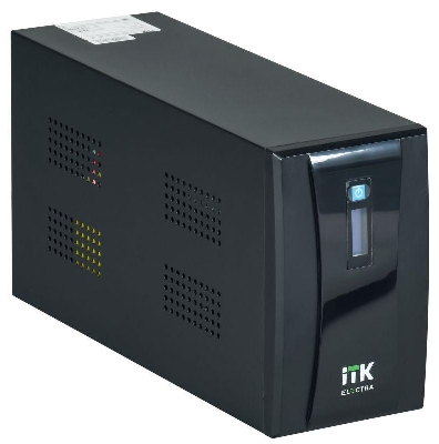 Источник бесперебойного питания ELECTRA ET 2кВ.А/1.2кВт с АКБ 2х9А.ч USB Schuko ITK EET-2000VA-1-002-S