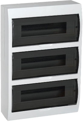 Корпус навесной ЩРН-Пк-45 Krepta 3 IP41 пластик. бел. IEK MKP12-N-04-45-41