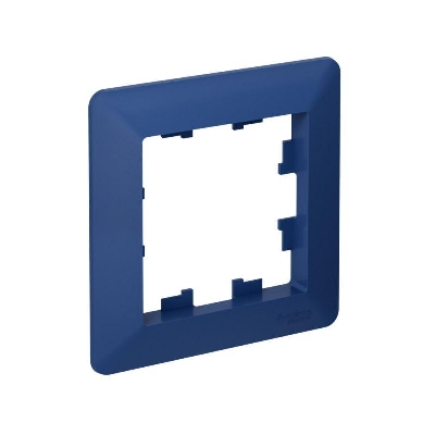 Рамка 1-м AtlasDesign Air аквамарин/дым. черн. SE ATN221101