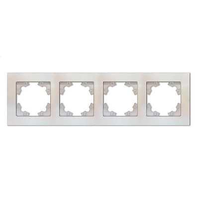 Рамка 4-м Афина универс. жемчуж. Universal A0046-OBr