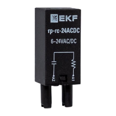 Модуль защитный RC 6-24В AC/DC для промежуточных реле RP AVERES EKF rp-rc-24ACDC