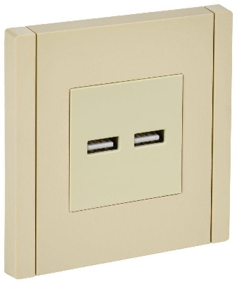 Розетка USB A+A 3.1А FORTE&PIANO FP449 ваниль IEK FP-U21-D31-K10