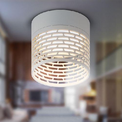 Светильник OL53 WH под лампу GX53 IP20 настенно-потолочный спот бел. Эра Б0061189