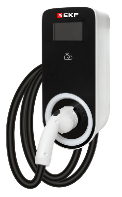 Устройство зарядное для электромобилей переменного тока 11кВт с Type 2 коннектором Impulse EKF Impulse-AC-11-T2