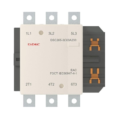 Контактор магнитный DSC265-3C00A230 265А 130кВт (AC3) 220В AC YON DSC265-3C00A230