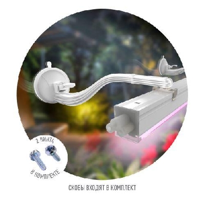 Кронштейн для фитоламп и фитосветильников FITO-Hanger на присоске Эра Б0056912