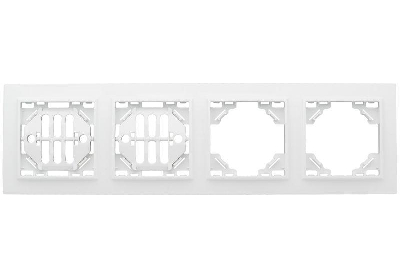 Рамка 4-м Минск горизонтальная бел. Basic EKF ERM-G-304-10