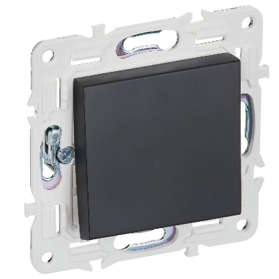 Выключатель перекрестный 1-кл. SKANDY 10А SK-V03Bl черн. IEK SK-V13-0-10-K02