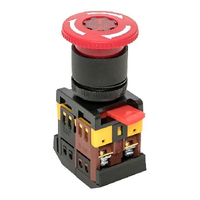 Кнопка "Грибок" ANE-22 NO+NC поворотн. с блокировкой с подсветкой PROxima EKF pbn-ane