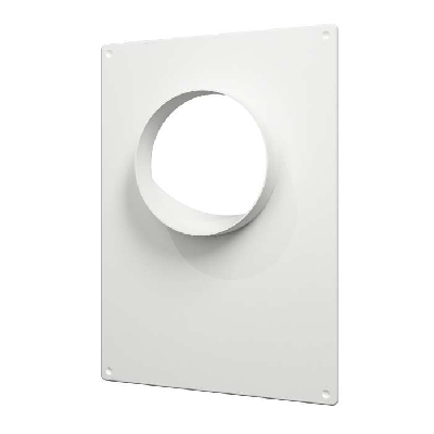 Площадка торцевая пластиковая 180х250мм фланец 100мм ERA 100ПТП