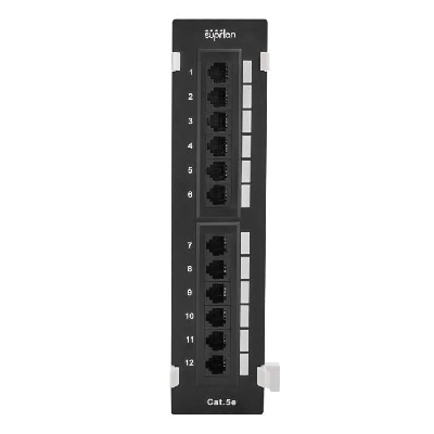 Патч-панель настенная 12хRJ-45 UTP 5e SUPRLAN 10-0407