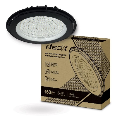Светильник светодиодный LHB-02 150Вт 120гр 230В 5000К 15750лм 105лм/Вт IP65 складской без пульсации NEOX 4690612042633