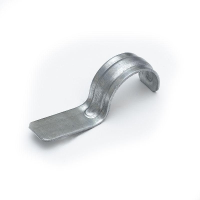 Скоба крепежная однолапковая СМО d25-26мм для монтажн. пистолета без отверст. метал. (уп.100шт) Промрукав PR08.2756