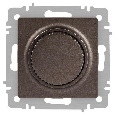 Светорегулятор поворотный СП Accent 6-401-08 600Вт 230В IP20 бронза Intro Б0063684