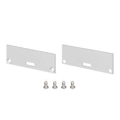 Заглушка LINIA60-FANTOM с отверстием алюм. комплект Arlight 046412