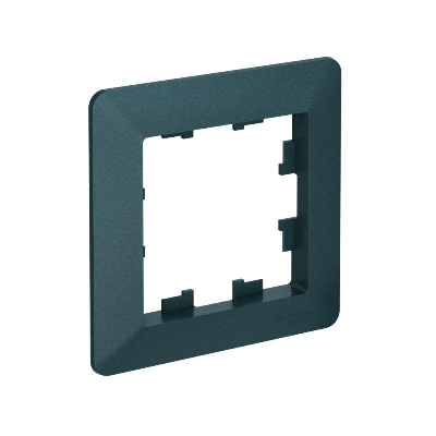 Рамка 1-м AtlasDesign Air изумруд/дым. черн. SE ATN220801