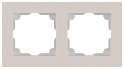 Рамка 2-м СП Accent 6-502-06 перламутр. Intro Б0063768