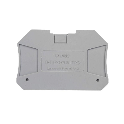 Изолятор торцевой для клемм TUR-2.5-QUATTRO (уп.100шт) DKC D-TUR-2.5-QUATTRO