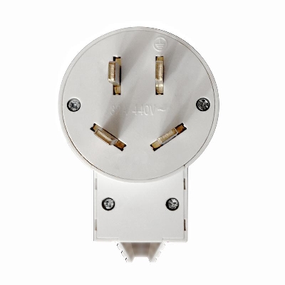 Вилка для плиты 3P+E 32А 440В бел. Universal 5313