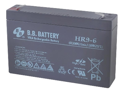 Аккумулятор 6В 9А.ч HR 9-6 B.B. Battery