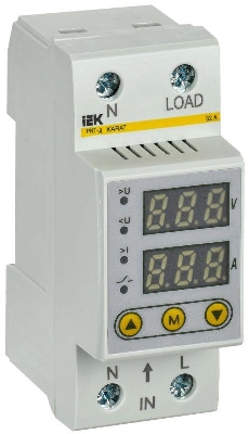 Реле напряжения и тока РНТ-д 1ф 36мм 32А KARAT IEK IVC21-1-32