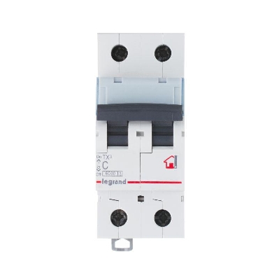 Выключатель автоматический модульный 2п C 16А 6кА TX3 6000 2мод. 230/400В Leg 404042