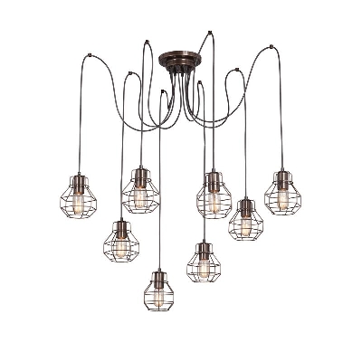 Люстра 8xE27 макс. 40Вт Vitaluce V4884-7/8S