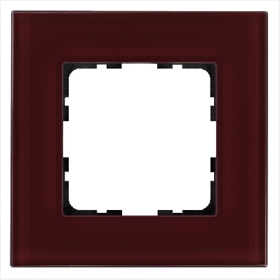 Рамка 1-м G-Glass стекло гранат. JasmartG1001GH