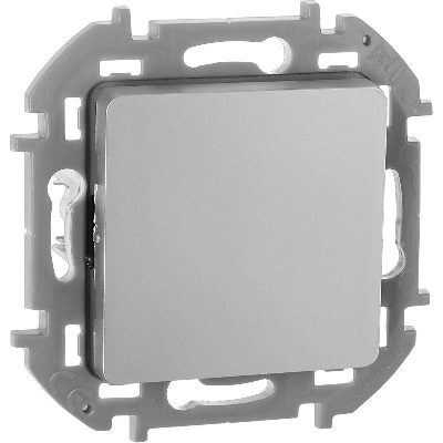 Выключатель 1-кл. Inspiria 10А IP20 250В 10AX механизм алюм. IEK 673602